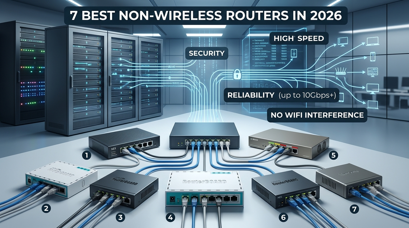 7 Best Non-Wireless Routers in 2026